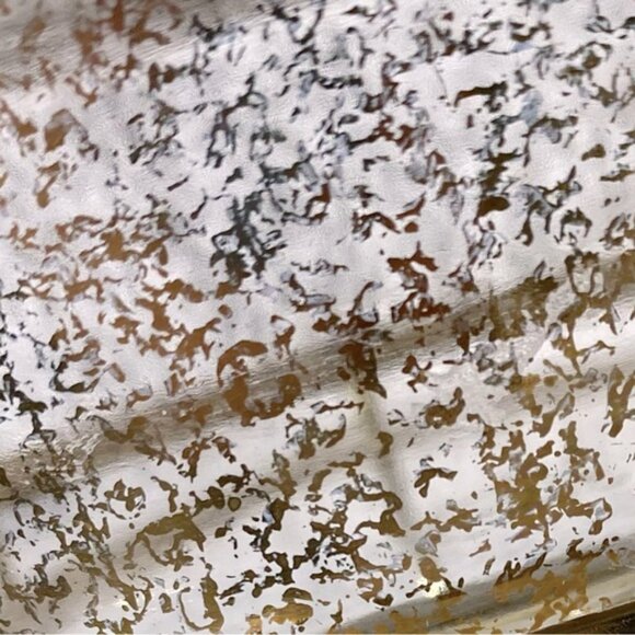 Vintage Anchor Hocking Fire King Gold Fleck Casserole & Stand Georges Briard Lid - Picture 13 of 15